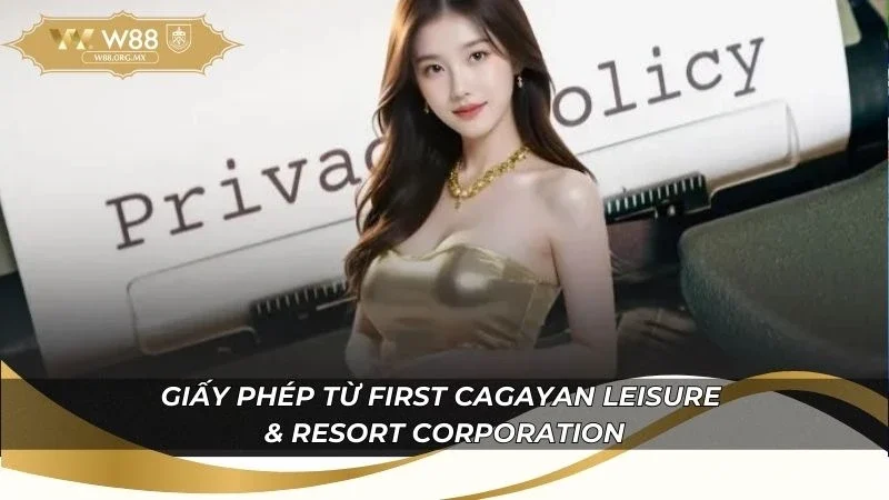 Giấy phép hoạt động từ First Cagayan Leisure & Resort Corporation